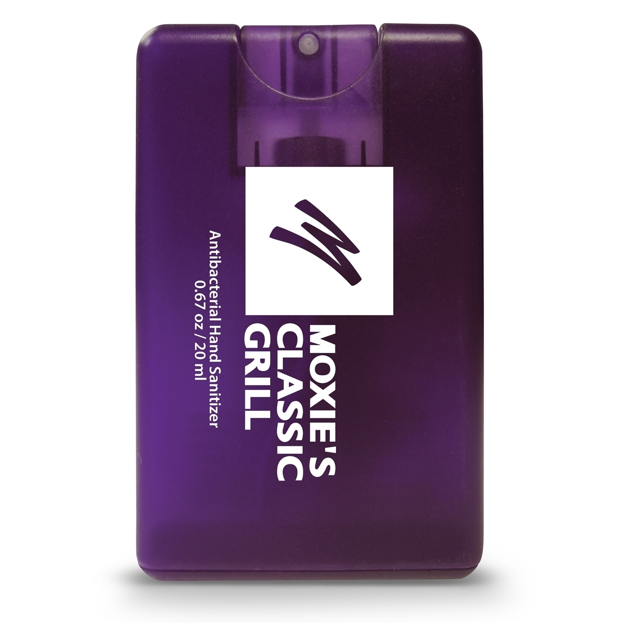 Promotional Credit Card Antibacterial Hand Sanitizer Spray Custom Printed