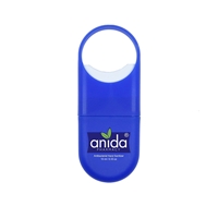 Promotional Full Color Direct 10mL Antibacterial Hand Sanitizer Spray in Blue