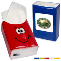 Custom Printed MINI TISSUE PACKET -Mix