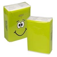 Customizable MINI TISSUE PACKET -Green