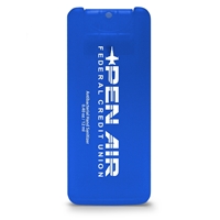 Blue Custom Mini Credit Card Sanitizer with Logo