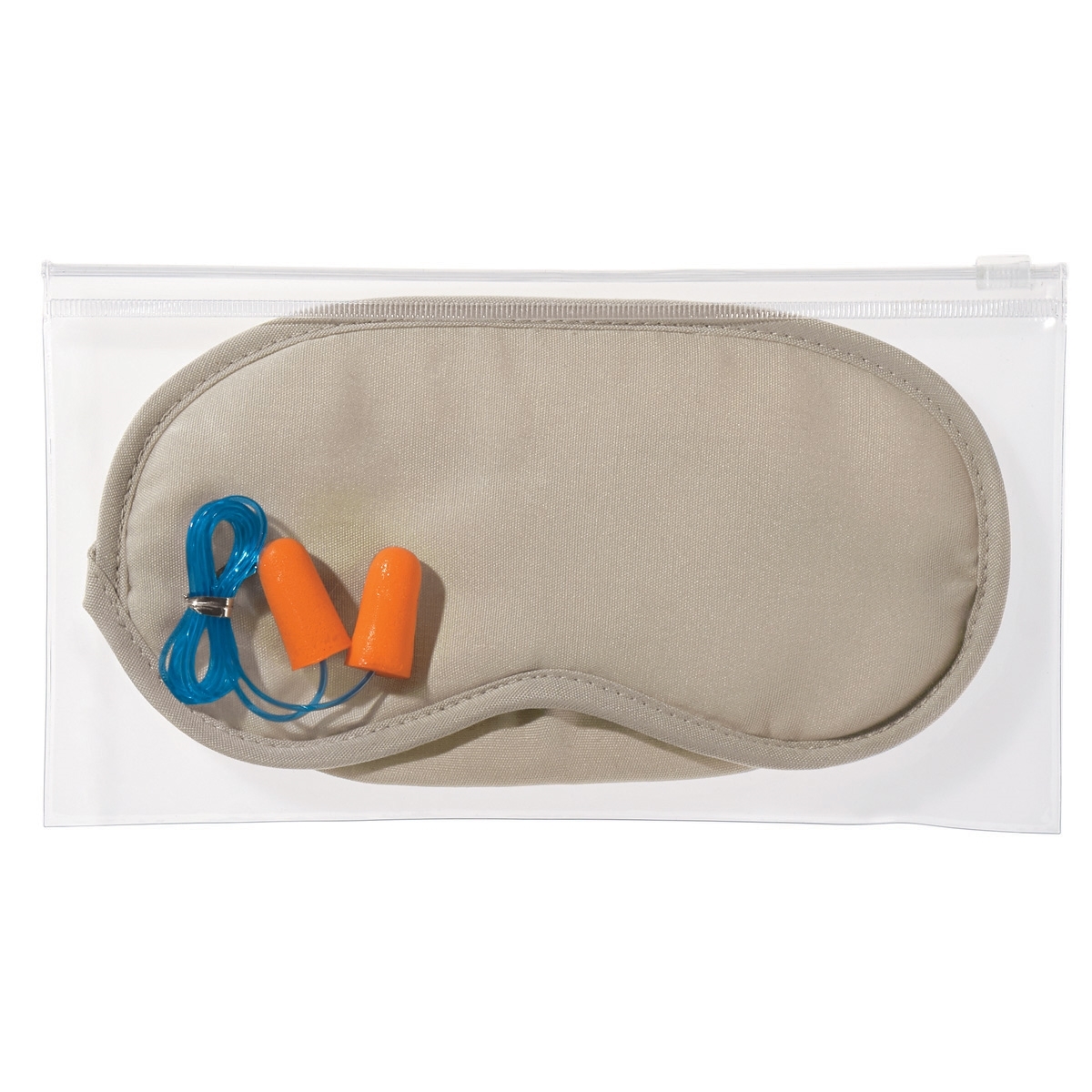 Custom Printed Ear Plugs and Eye Mask Set