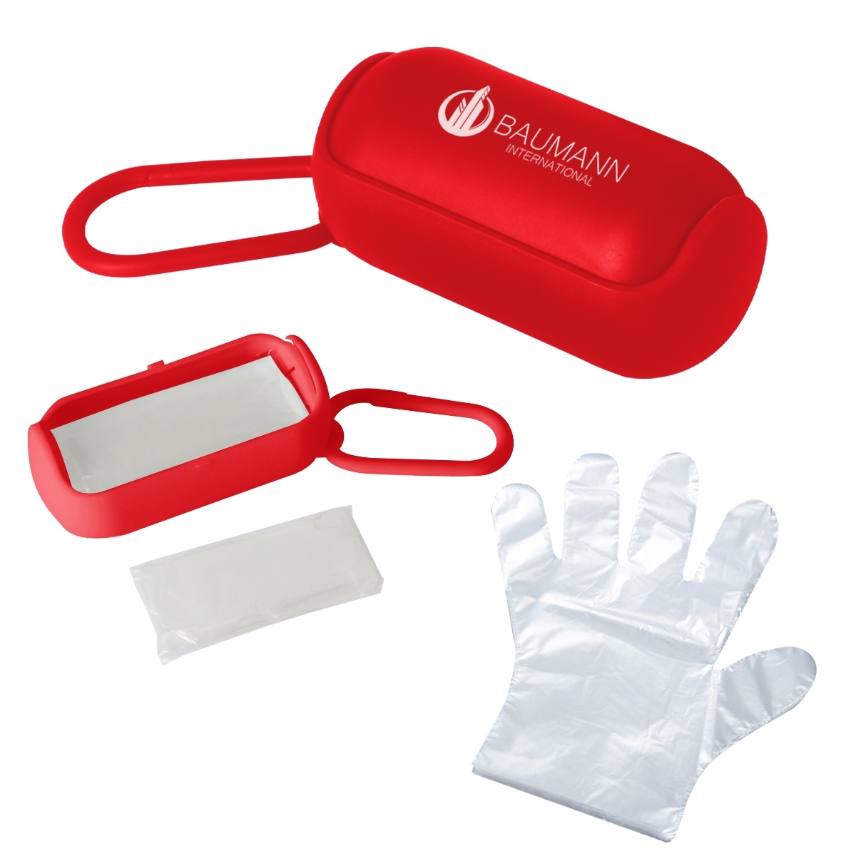 Custom Printed Disposable Gloves In Carrying Case