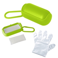 Branded Disposable Gloves In Carrying Case