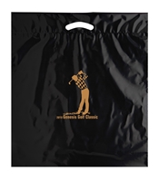 Custom 20 x 22 x 4 Fold-Over Die Cut Bag - Black