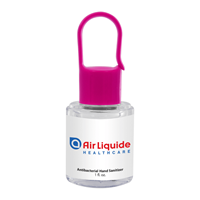 1oz. Hand Sanitizer with Carabineer Cap with your logo
