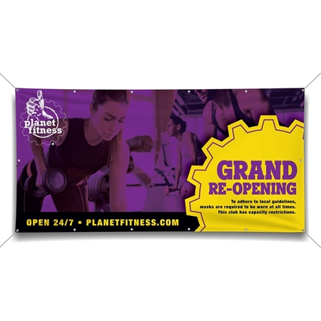 Custom 18 Oz Vinyl Banner 4 x 8