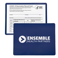 Imprinted Vaccine Card Holder