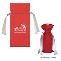 Imprinted Wine Bottle Non-Woven Gift Bag