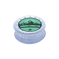 Clear Plastic Grinder with Full Color Label	