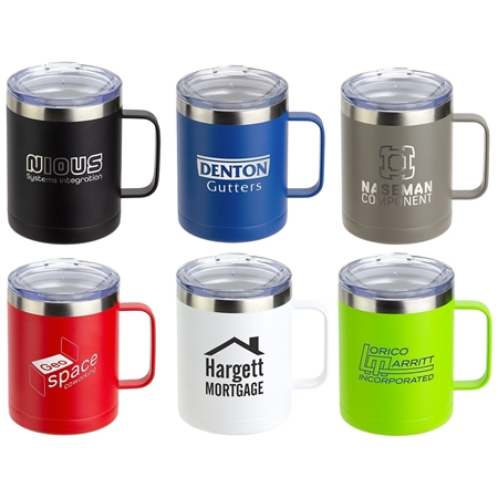 15 oz Stainless Steel Insulated Coffee Mug Powder Coated Double