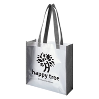 Personalized Heathered Frost Tote Bag