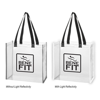 Custom Clear Reflective Tote Bag