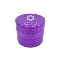 Promotional Aluminum Grinder with Direct Print in Purple
