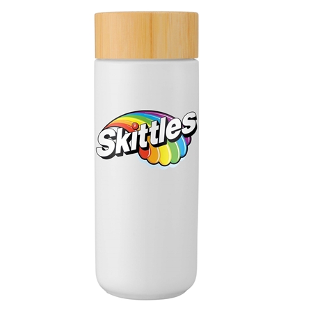 Custom Printed 10 oz. Double Wall Ceramic Travel Cup
